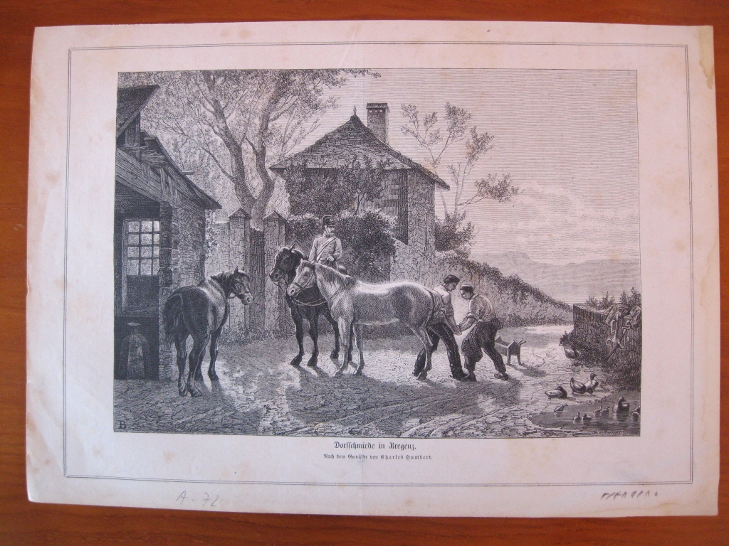 El trabajo del herrero, 1872